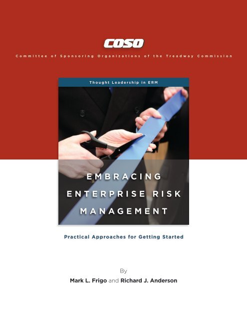 Embracing Enterprise Risk Management: Practical - Coso