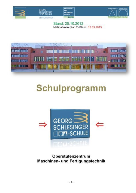 Schulprogramm - Georg-Schlesinger-Schule