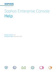 Sophos Enterprise Console Help