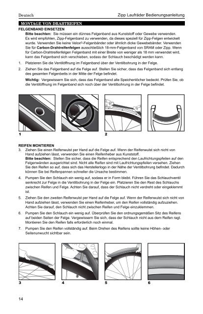 user manual - Zipp - Speed Weaponry