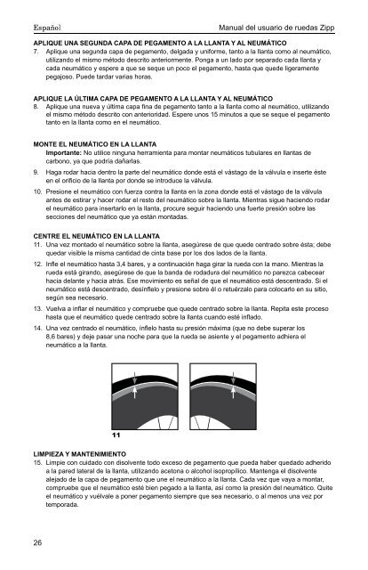 user manual - Zipp - Speed Weaponry