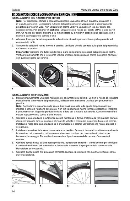 user manual - Zipp - Speed Weaponry