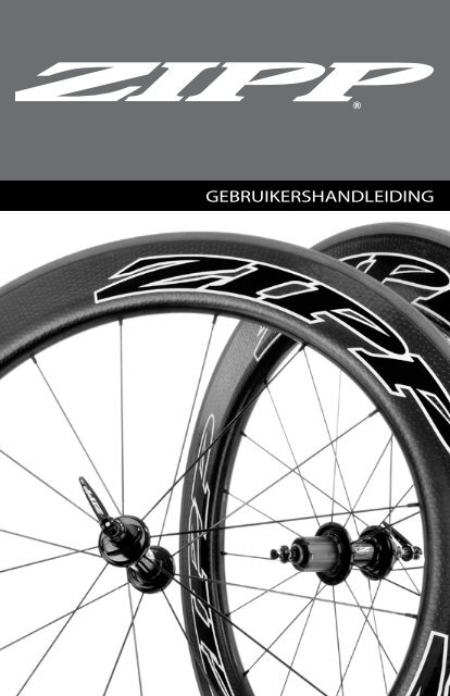 user manual - Zipp - Speed Weaponry