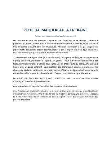 PECHE AU MAQUEREAU A LA TRAINE - erquyplaisance.fr