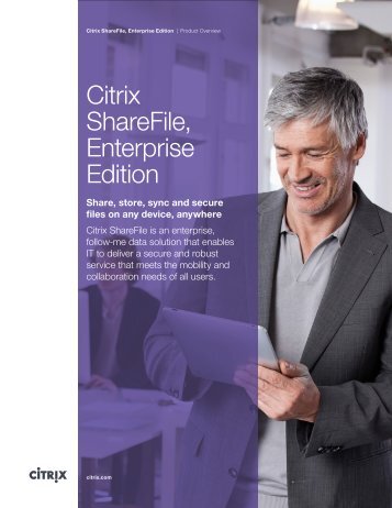 Citrix ShareFile, Enterprise Edition