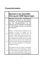 Günstig und schön wohnen - gsw sigmaringen