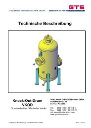 Technische Beschreibung Knock-Out-Drum VKOD - THIELMANN ...