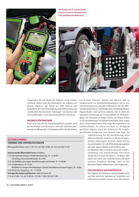 GTÜ Expert-Service 2/2012 (pdf, 1.4 MB)