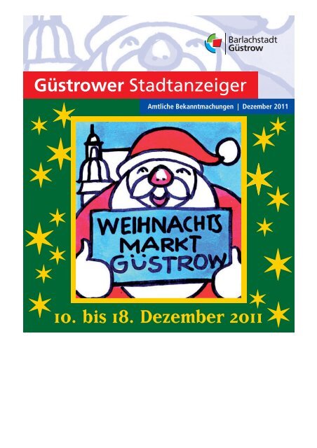 Güstrower Stadtanzeiger Nr. 11 Dezember 2011 - Barlachstadt ...