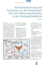 Vakuumverdampfer in der Druckgussindustrie