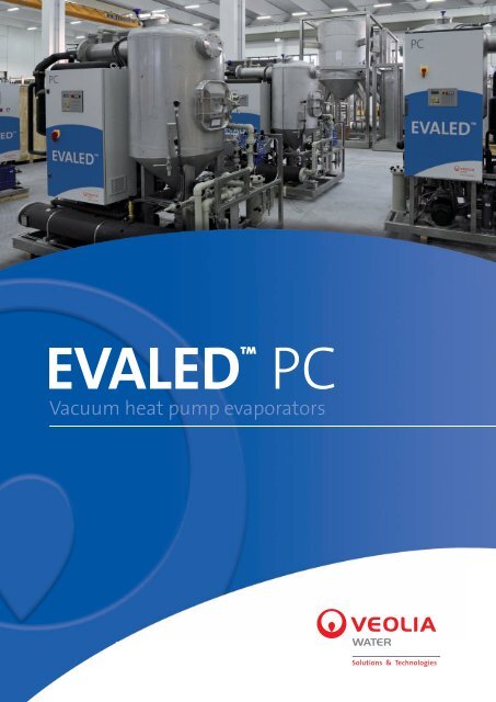 Vacuum heat pump evaporators
