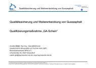 Qualitätssicherung und Weiterentwicklung von ... - gussasphalt.de