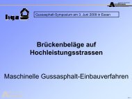 Brückenbeläge mit Gussasphalt - Aeschlimann - gussasphalt.de