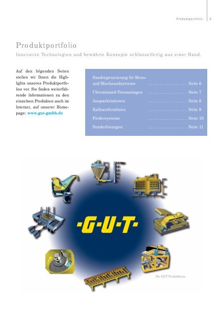 Giesserei Umwelt Technik Ihr Spezialist für ... - GUT GMBH