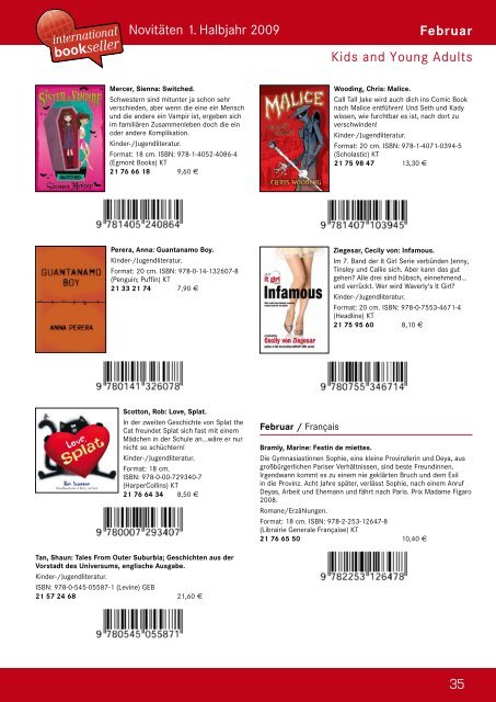 Februar - Buchkatalog