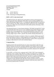 IGBT vs IGCT where does it lead - GvA Leistungselektronik GmbH