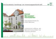 Exposé und Grundrisse - GVG Grundstücks- Verwaltungs