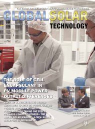 The role of cell encaPSulanT In PV Module Power ouTPuT dIfferenceS