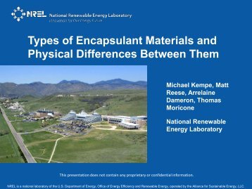 Types of Encapsulant Materials and Physical Differences Between ...