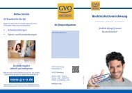 Rechtsschutzversicherung - GVO Versicherung