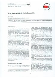 A ceramic prosthesis for hallux rigidus - G.-Wiehebrink