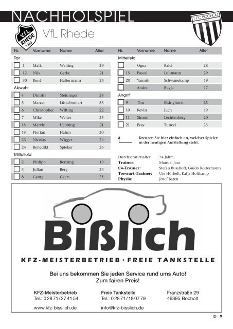 AMBALL - 1. FC Bocholt 1900 ev