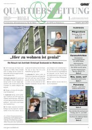 quartierszeitung - GWW Wiesbadener Wohnbaugesellschaft mbH