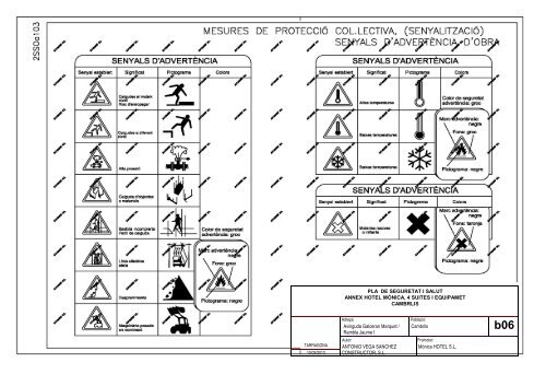 PLA DE SEGURETAT I SALUT ANNEX HOTEL MÒNICA 4 ... - Tinet
