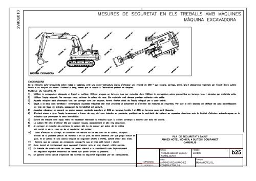 PLA DE SEGURETAT I SALUT ANNEX HOTEL MÒNICA 4 ... - Tinet