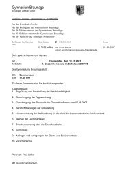 Einladung zur 1. Gesamtkonferenz - Oberharz-Gymnasium Braunlage