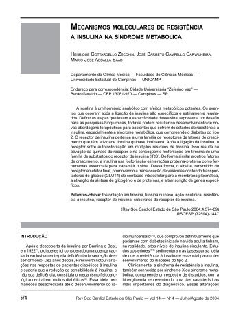 574 mecanismos moleculares de resistência à insulina na ... - cemafe