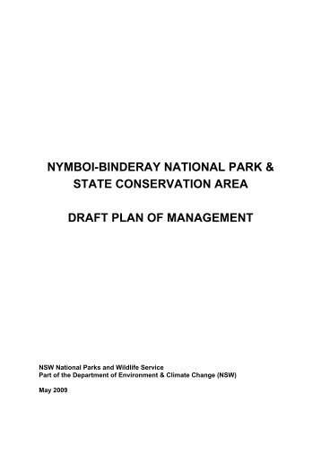 Nymboi-Binderay National Park and State Conservation Area - draft ...