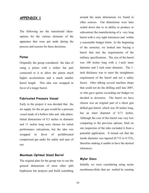 design and characteristics of a split hopkinson pressure bar apparatus