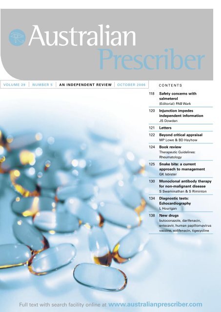 download the full PDF issue - Australian Prescriber