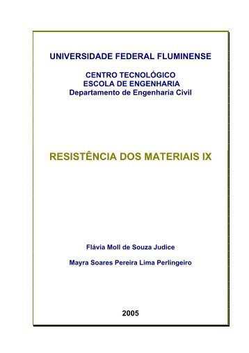 RESISTÊNCIA DOS MATERIAIS IX - UFF