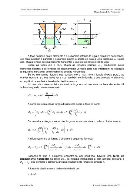 RESISTÊNCIA DOS MATERIAIS IX - UFF