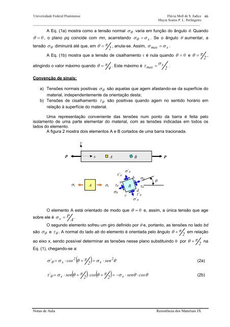 RESISTÊNCIA DOS MATERIAIS IX - UFF