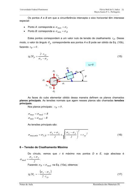 RESISTÊNCIA DOS MATERIAIS IX - UFF