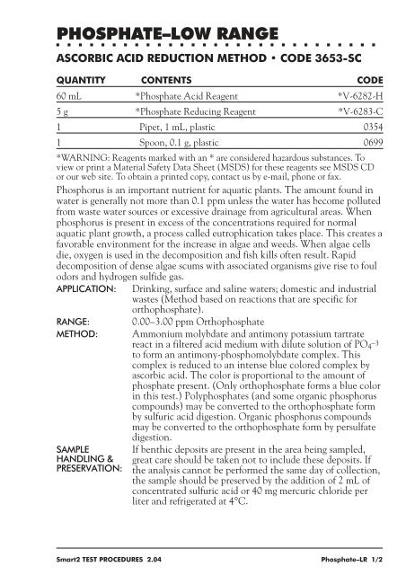 TEST INSTRUCTIONS - Geotech Environmental Equipment