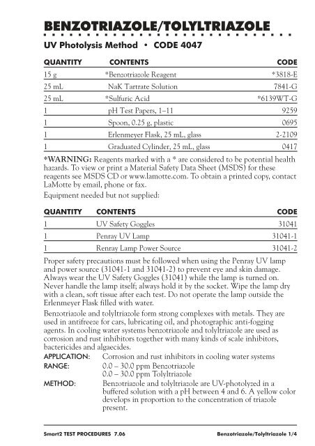 TEST INSTRUCTIONS - Geotech Environmental Equipment