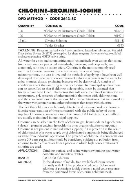 TEST INSTRUCTIONS - Geotech Environmental Equipment