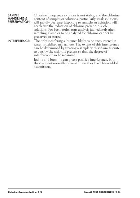 TEST INSTRUCTIONS - Geotech Environmental Equipment