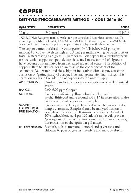 TEST INSTRUCTIONS - Geotech Environmental Equipment