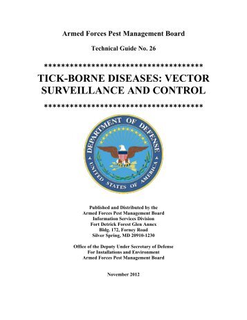 TICK-BORNE DISEASES: VECTOR SURVEILLANCE AND CONTROL