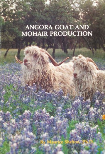 Angora Goat and Mohair Production - Texas A&M AgriLife Research ...