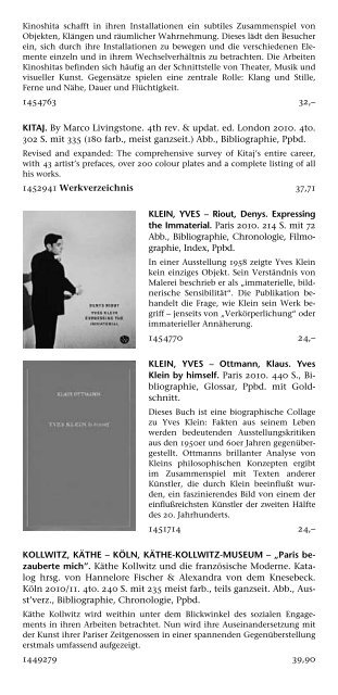 Kunst - Buchhandlung Walther König