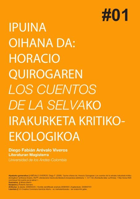 horacio quirogaren los cuentos de la selvako irakurketa kritiko - 452ºF