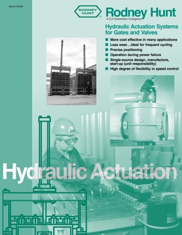 Hydraulic systems - Rodney Hunt Company