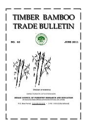 Timber Bamboo Trade Bulletin, Vol.63, ICFRE, Dehra