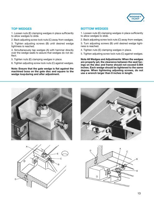 Instruction Manual - Rodney Hunt Company